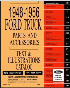 1948-56 Ford Truck Master Parts and Accessory Catalog