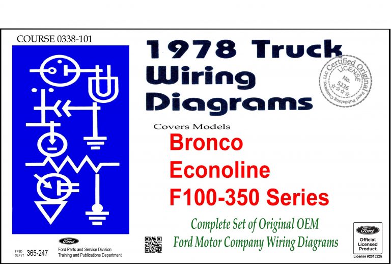 1978 Ford Truck Wiring Diagrams