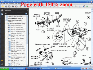 1965/72 Ford Car Master Parts and Accessories Catalog screenshot