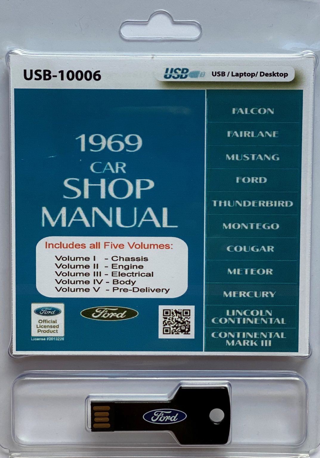thumbnail image 2 of 1969 Mustang Cyclone Cougar Mach I Shop Manual Set – Ford Mercury Factory Authorized Reproduction 2 of 2