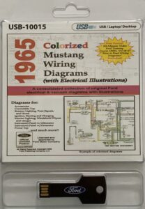 1965 Colorized Mustang Wiring Diagrams USB