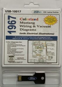 1967 Colorized Mustang Wiring and Vacuum Diagrams