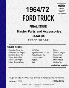 Ebook 1964/72 Ford Truck Master Parts and Accessories Catalog