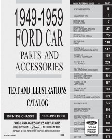 1958 Ford Car Shop Manual