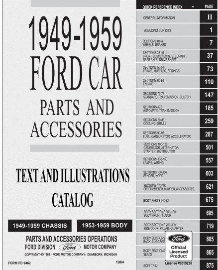 1958 Ford Car Shop Manual