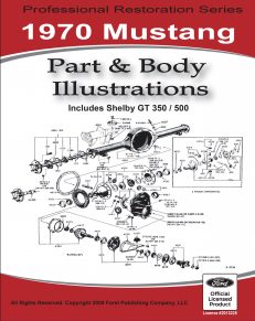 1970 Mustang Part and Body Illustrations