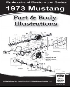1973 Mustang Part and Body Illustrations