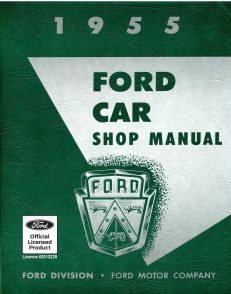 1955 Ford Car Shop Manual