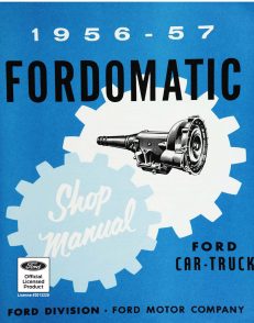 1956-57 Fordomatic Car-Truck Shop Manual