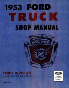 1953 Ford Truck Shop Manual on PDF