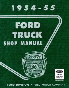 1954-55 Ford Truck Shop Manuals