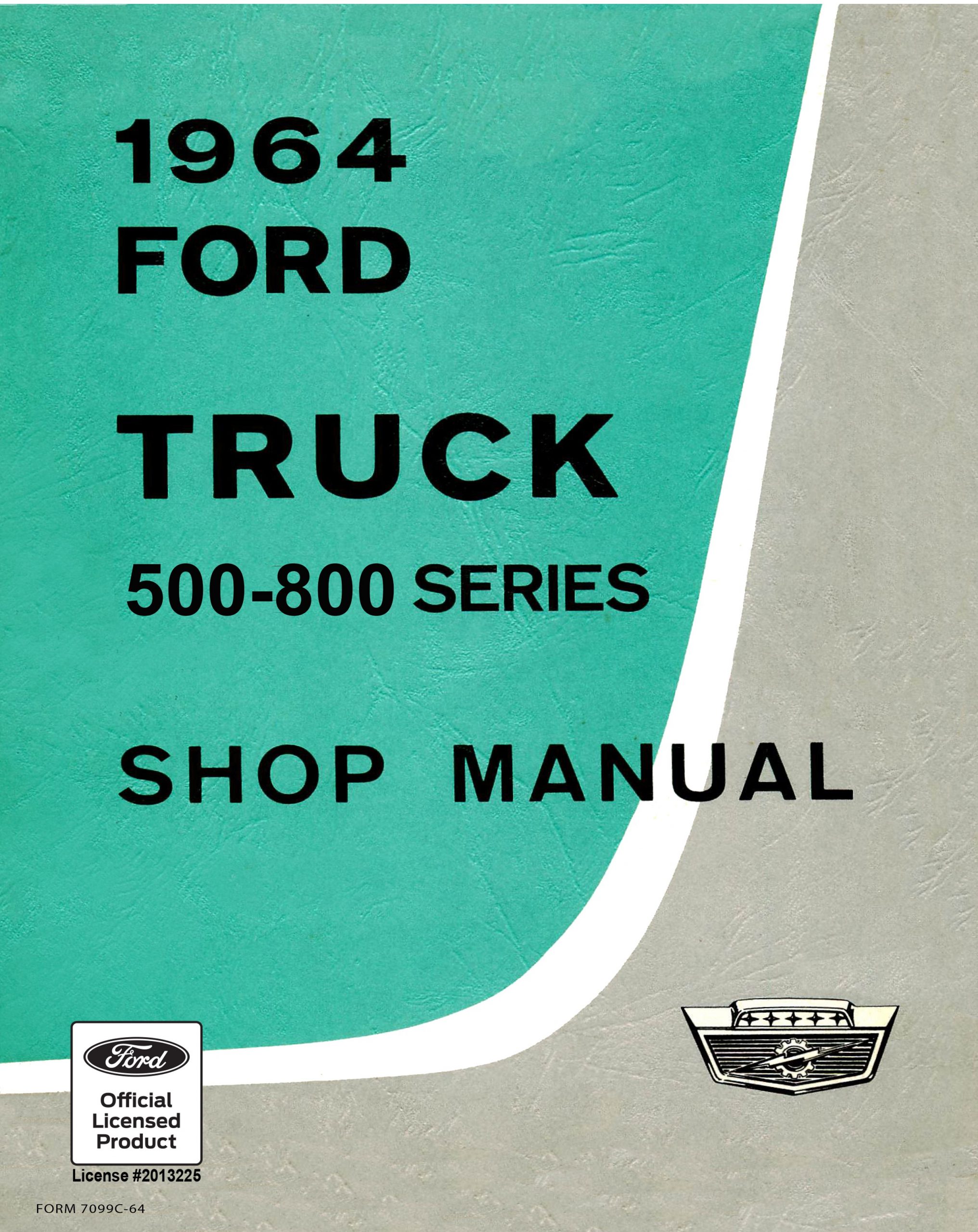 1967 Ford Truck Shop Manual - Fordmanuals.com