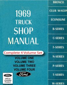 ebook PDF 1969 Ford Truck Shop Manual