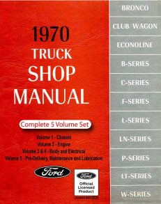 1970 Ford Truck Shop Manual