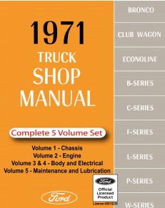 1971 Ford Truck Shop Manual PDF