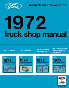 1972 Ford Truck Shop Manual