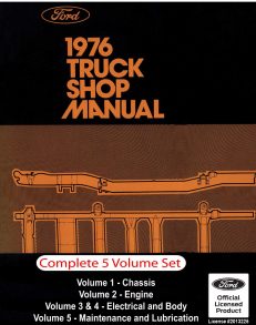 1976 Ford Truck Shop Manual