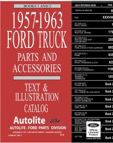 1957-63 Ford Truck Master Parts Catalog