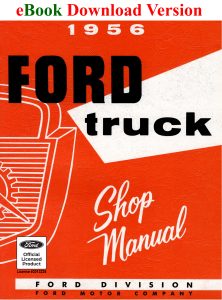 1956 Ford Truck Shop Manual PDF eBook