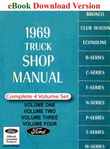 ebook PDF 1969 Ford Truck Shop Manual