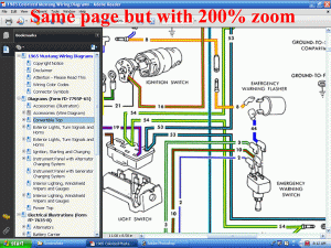 1965 Colorized Mustang Wiring Diagrams screenshot