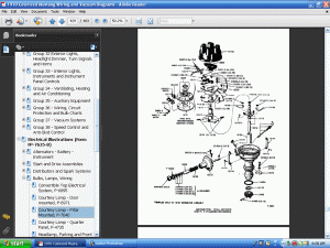 Screenshot of 1970 Colorized Mustang Wiring Diagrams