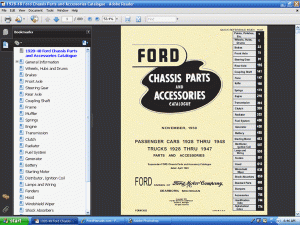 screenshot 1928-48 Ford Car and Truck Chassis Parts and Accessories Catalogue