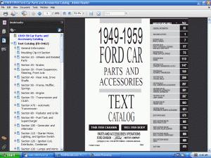 screenshot 1958 Ford Car Shop Manual