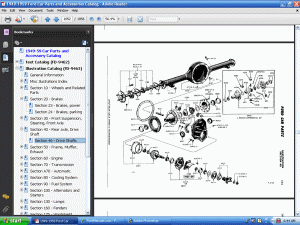 screenshot 1958 Ford Car Shop Manual