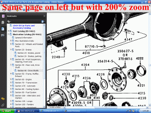screenshot 1958 Ford Car Shop Manual