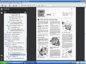 Screenshot of 1962 Ford Thunderbird Shop Manual