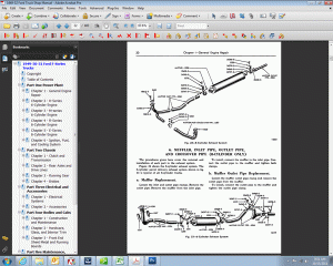 1949 1950 1951 Ford F-Series Trucks Shop Manual with 1952 Supplement on PDF
