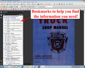 1953 Ford Truck Shop Manual on PDF