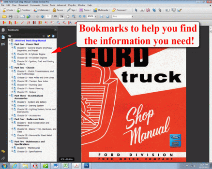 1956 Ford Truck Shop Manual PDF eBook