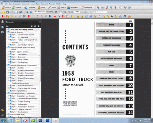 1958 Ford Truck Shop Manual PDF eBook