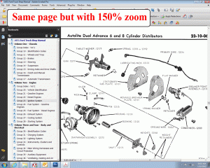 screenshot 1971 Ford Truck Shop Manual PDF