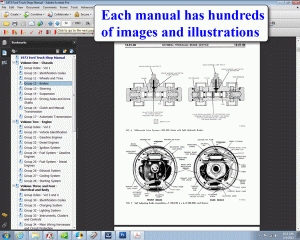 screenshot of the 1973 Ford Truck Shop Manual