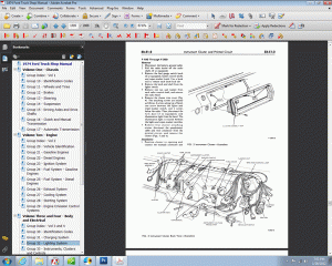 screenshot 1974 Ford Truck Shop Manual PDF