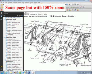screenshot 1974 Ford Truck Shop Manual PDF