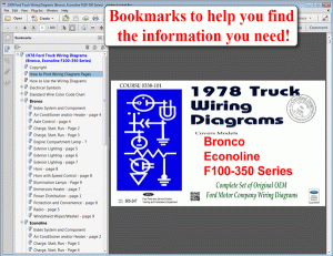 1978 Ford Truck Wiring Diagrams screenshot