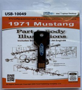 1971 Mustang Part and Body Illustrations
