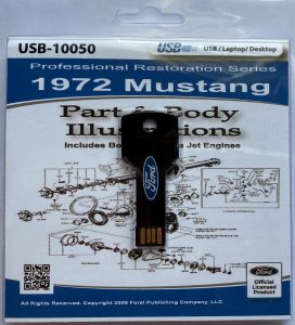 Clamshell of 1972 Mustang Part and Body Illustrations PDF eBook