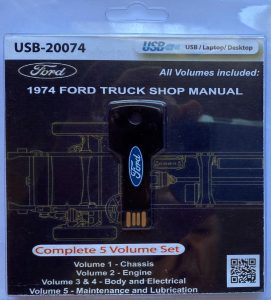 Clamshell 1974 Ford Truck Shop Manual PDF