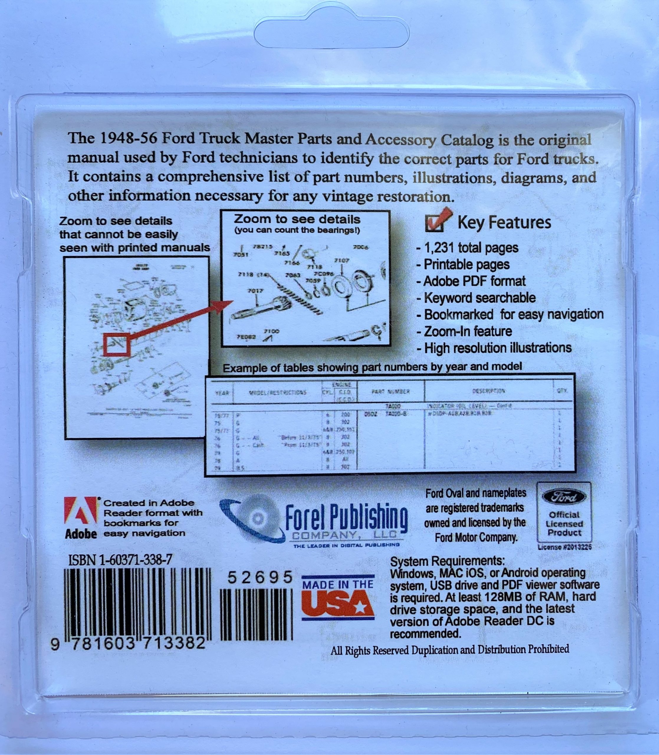 194856 Ford Truck Master Parts Catalog for Restorations