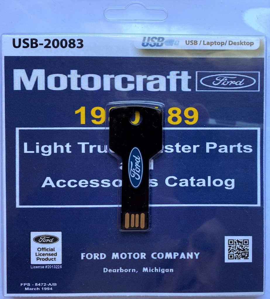 1980/89 Ford Light Truck Master Parts and Accessory Catalog