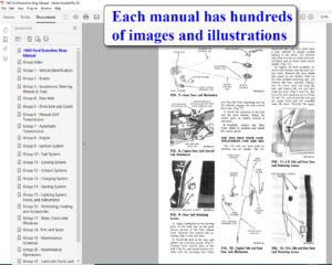 1965 Ford Econoline Shop Manual screenshot