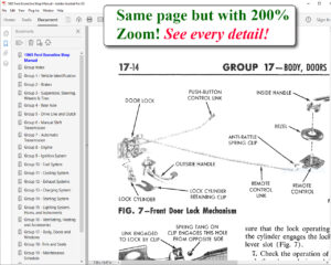 1965 Ford Econoline Shop Manual screenshot
