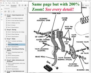 Screenshot 1958 Ford Car Shop Manual