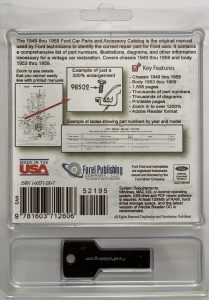 USB clamshell screenshot 1958 Ford Car Shop Manual