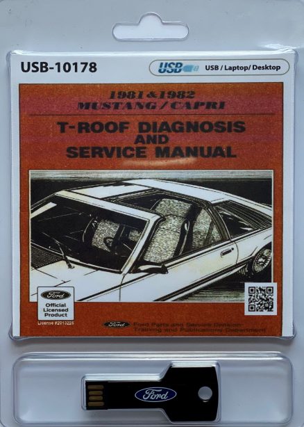 1981-1982 Ford T-Roof Diagnosis and Service Manual (Mustang/Capri)